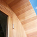 Electric Barrel Sauna with Canopy