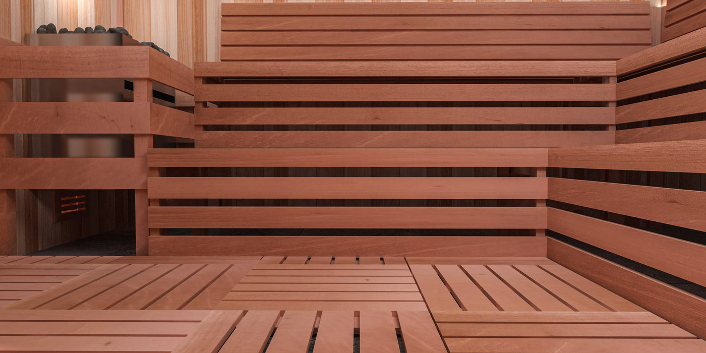 Duck-Board Flooring for Saunas