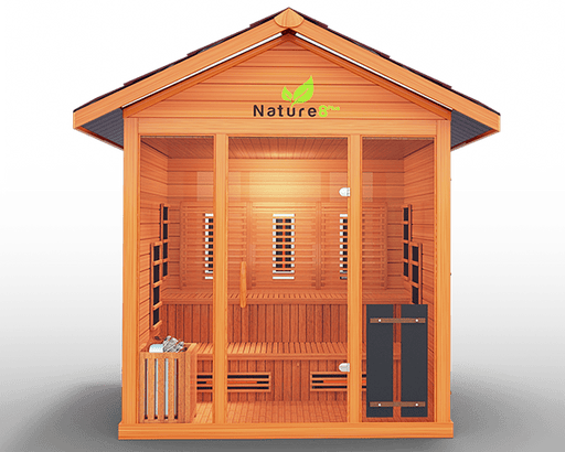 Nature 8 plus Medical Hybrid Outdoor Sauna